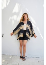 Tie Dye Print Kimono