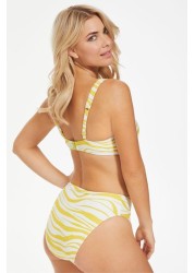 Figleaves Yellow Samara Crop Bikini Top
