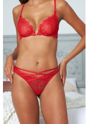 Lipsy Embroidered Front Fasten Balcony Bra