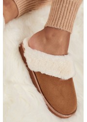 Lipsy Faux Fur Mule Slipper