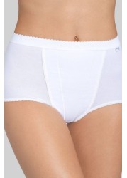 Sloggi Control White 2 Pack Briefs