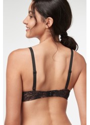 Triumph® Black Amourette Charm Wired Half Cup Padded Bra