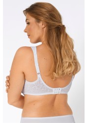 Triumph White Comfort Minimizer Bra