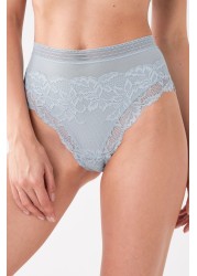 Lace Knickers 2 Pack High Rise