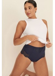 Tummy Control Lace Knickers 2 Pack