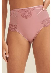 Tummy Control Lace Knickers 2 Pack