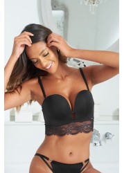 Lipsy Lace Plunge Strapless Bra