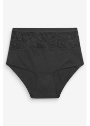 Cotton Shaping High Waist Knickers Two Pack