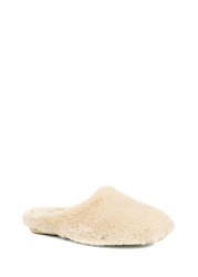 Jones Bootmaker Nude Faux-Fur Slip-On Slippers