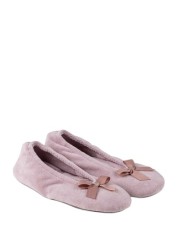 Totes Isotoner Ladies Terry Ballerina Slippers