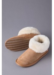 Lakeland Leather Ladies Sheepskin Bootie Slippers