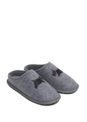 Radley London Grey Radley Plain Cosy Slippers