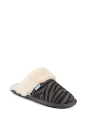 Lunar Grey Tamara Suede Mule Slippers