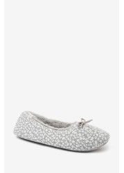 Animal Print Ballet Slippers