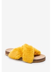 Cork Crossover Slippers