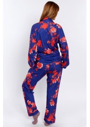 HotSquash Blue Premium Jersey Pyjama Set
