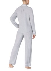 DKNY Grey Signature Notch Collar Pyjama Set