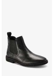 Leather Chelsea Boots Wide Fit (G)