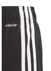 adidas Black 3 Stripe Woven Shorts