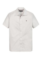 Tommy Hilfiger White Stretch Oxford Short Sleeve Shirt