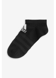 adidas Kids Black Low Trainer Socks 3 Pack