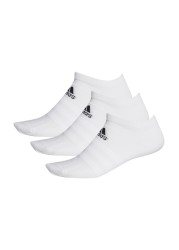 adidas Kids White Low Trainer Socks 3 Pack