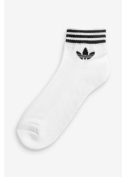 adidas Originals Kids White Ankle Socks