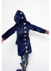 FatFace Blue Danny Dino Robe