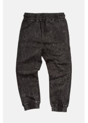 Angel & Rocket Black Rudi Acid Wash Joggers