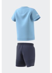 adidas Sport Collection T-Shirt And Shorts Set