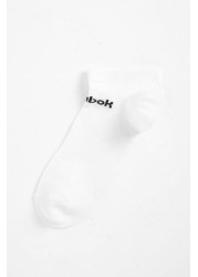 Reebok White Active Core No Show Socks 6 Pack