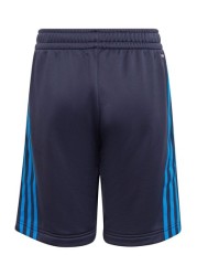 adidas Black Performance 3 Stripe Shorts