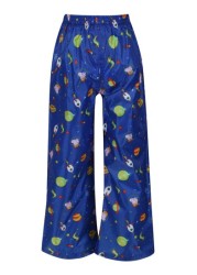 Regatta Blue Peppa Pig Waterproof Pack-It-Over Trousers