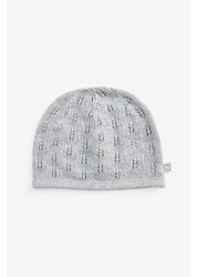 The Little Tailor Grey Cotton Knitted Hat