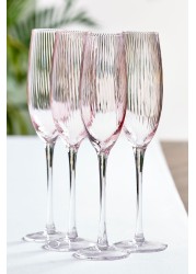 377-287s Set of 4 Flute Glasses