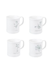 Mary Berry Set of 4 Flowers Garden Espresso Mugs