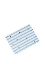 Joules Set of 4 Corkback Bee Striped Placemats