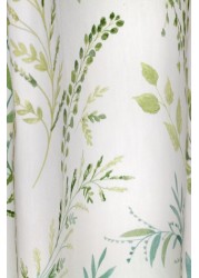 Fusion Fernworthy Botanical Leaves Lined Eyelet Curtains