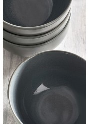 Logan Reactive Glaze Set of 4 Bowls