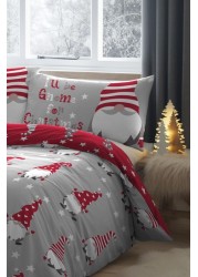 Fusion Gnome For Christmas Duvet Cover and Pillowcase Set