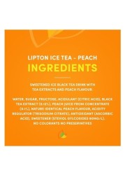 Lipton Carbonated Free Iced Tea Drink 320 ml x Pack of 6