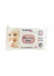 Carrefour Sensitive Baby Wet Wipes 56 Pieces × 4