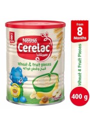 Cerelac, wheat and fruit pieces, 400 g