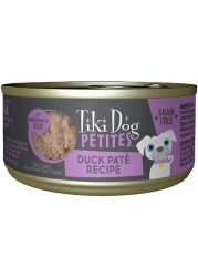 Tiki Dog Aloha Petites Wet Dog Food Paté Duck - 12TR 3 oz. can