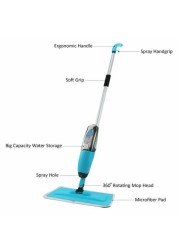 Blue spray mop