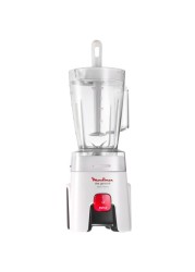 Moulinex Blender 1.5 Liter with Grinder and Grater, 500 Watt, White