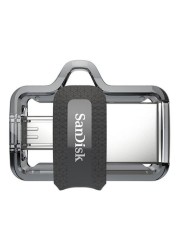 SanDisk Dual USB Flash Drive M3.0 32 GB, Black