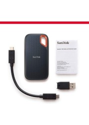 SanDisk 1TB Extreme up to 1050MB/s - USB-C, USB 3.2 Gen 2 Portable External SSD - SDSSDE61-1T00-G25