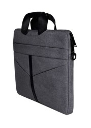 Portable Bag With Shoulder Strap For 13.3 Inch Laptops Dark Gray