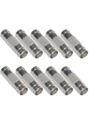 Tomvision 10pcs Female BNC to BNC Connector Adapter for Security Camera Systems